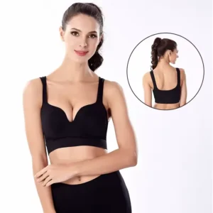 Soutien-gorge de sport sexy rembourré push-up pour femme, lingerie fitness