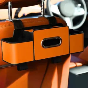 Boîte de rangement multifonctionnelle pour dossier de siège de voiture