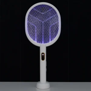 Smart Mosquito Racket Type C Charge Bug Zapper Fly Killer Bat ABS Lithuim Battery Mosquito Bat Hand Bug Zapper